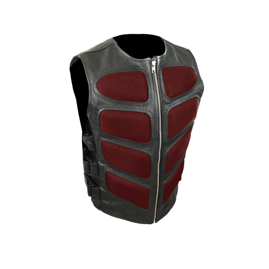 Layered look vest
