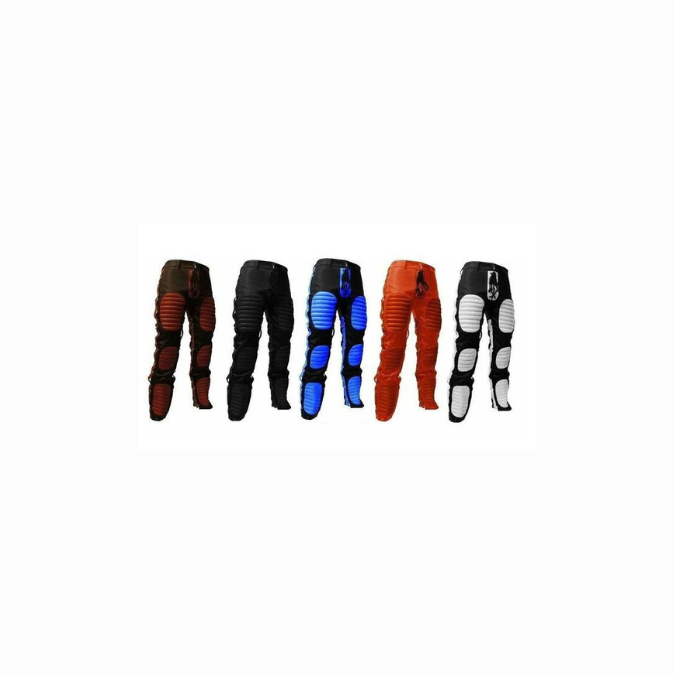 Jeans de bondage robustes en cuir véritable - RAW1
