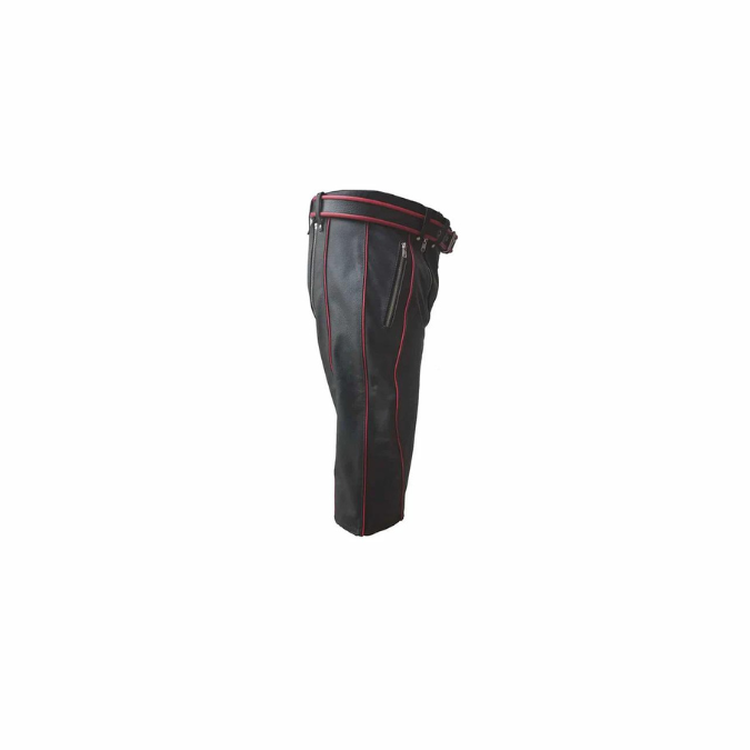 Mens Leather Heavy Duty Bondage Shorts - RAW2