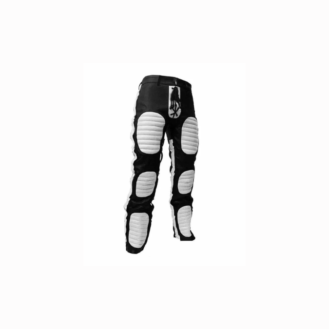 Jeans de bondage robustes en cuir véritable - RAW1