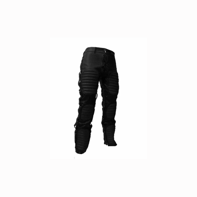 Jeans de bondage robustes en cuir véritable - RAW1
