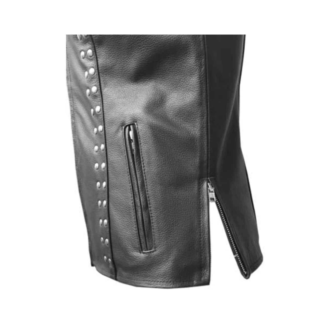 leather waistcoat