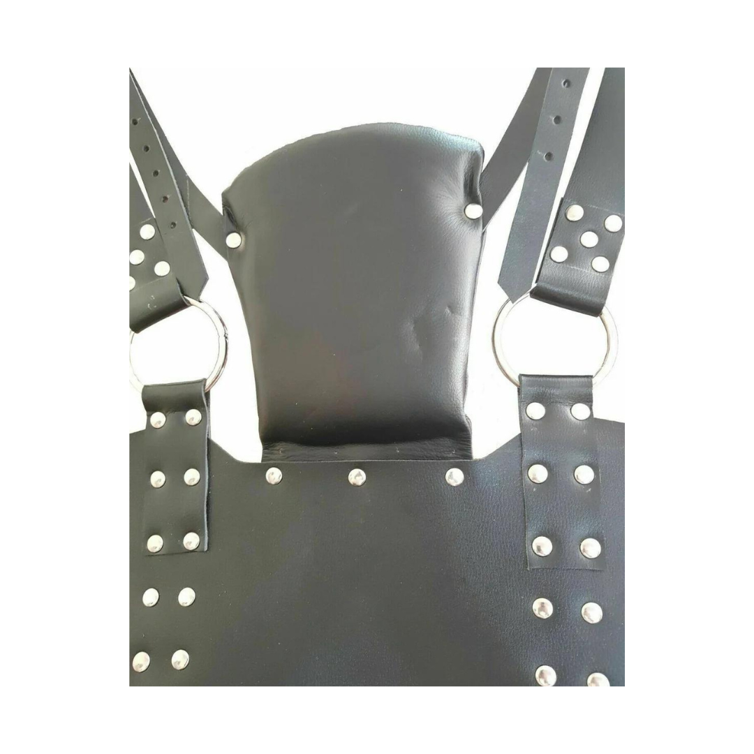 BLACK LEATHER HEAVY DUTY SEX SLING SWING ADULT PLAY HAMMOCK BDSM - (SW4)