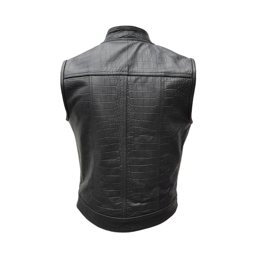 leather waistcoat
