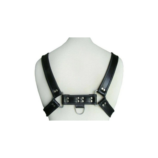 Mens Real Leather Body Harness - H6
