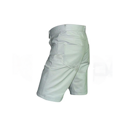 Bermudas largas de cuero negro o blanco para hombre Lederhosen - SHORTS1