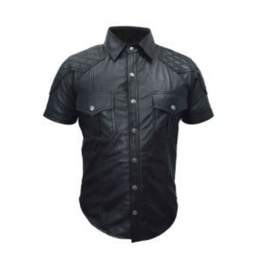 handmade leather fringe shirts