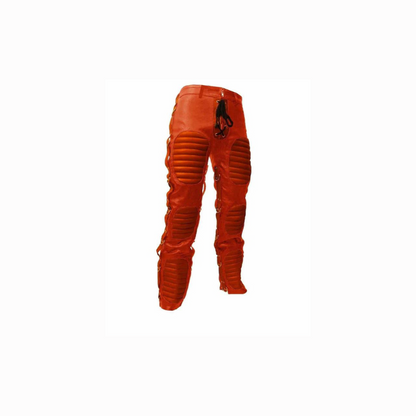 Jeans de bondage robustes en cuir véritable - RAW1