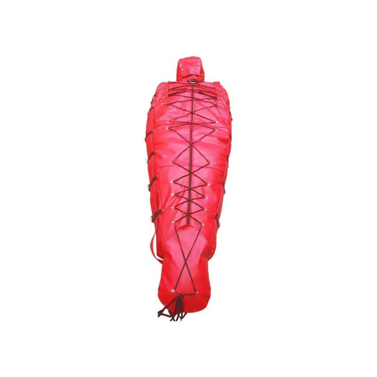 Bondage Sleep Sack with Hood Superior Quality Red Faux Leather SACK-1 LL
