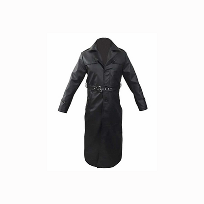 	
mens leather coat bomber