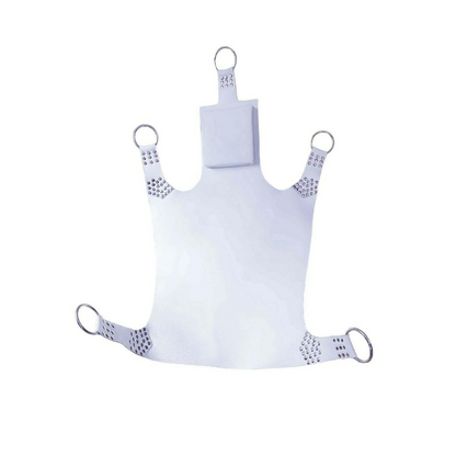 Columpio sexual para adultos de cuero blanco y negro con estribos montables y asiento cómodo (SW6)