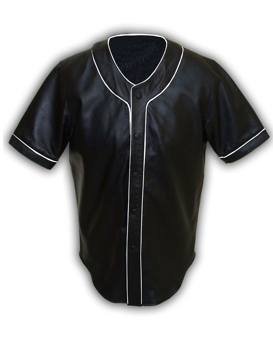 black baseball jersey mens
